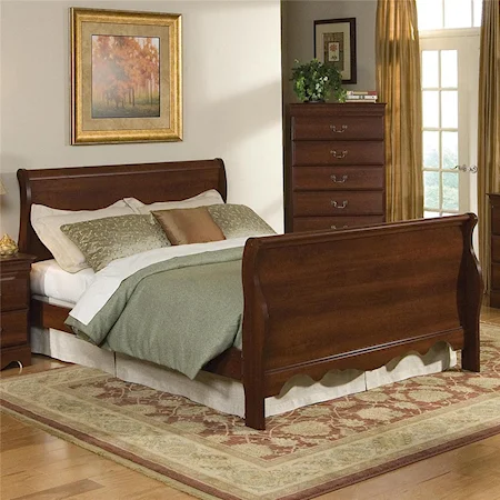 Queen Sleigh Bed